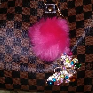 Beautiful keychain handbag charm